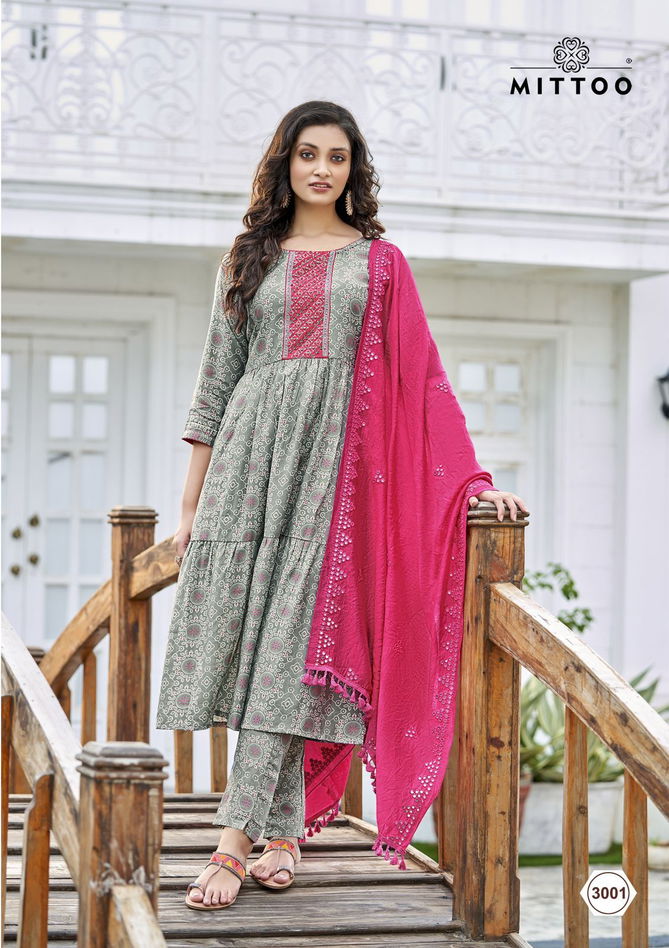 Mittoo Parampara Wholesale Kurti With Bottom Dupatta Collection